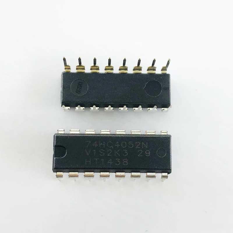 10pcs/lot SN74HC4052N 74HC4052N 74HC4052 DIP-16 New original IC In Stock