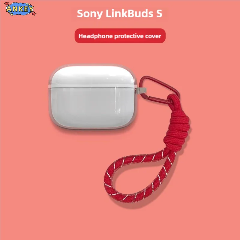 Clear Case for Sony LinkBuds S TPU Protective Transparent Covers WF-LS900N Bluetooth Earphone Headphone Portable Shell