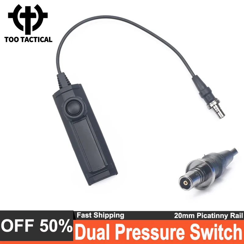 

M300 M600 Surefir Dual Function Remote Pressure Switch Tactical Weapon Flashlight Scout Light Hunting Airsoft Weaponlight AR15