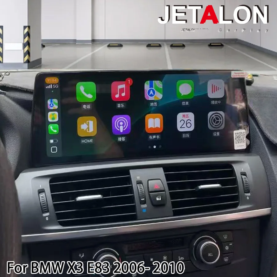 10.25inch Carplay Android Auto For BMW X3 E83 2006- 2010 Car Display Video Vi Link Recorder Multimedia Carplay Linux Head Unit