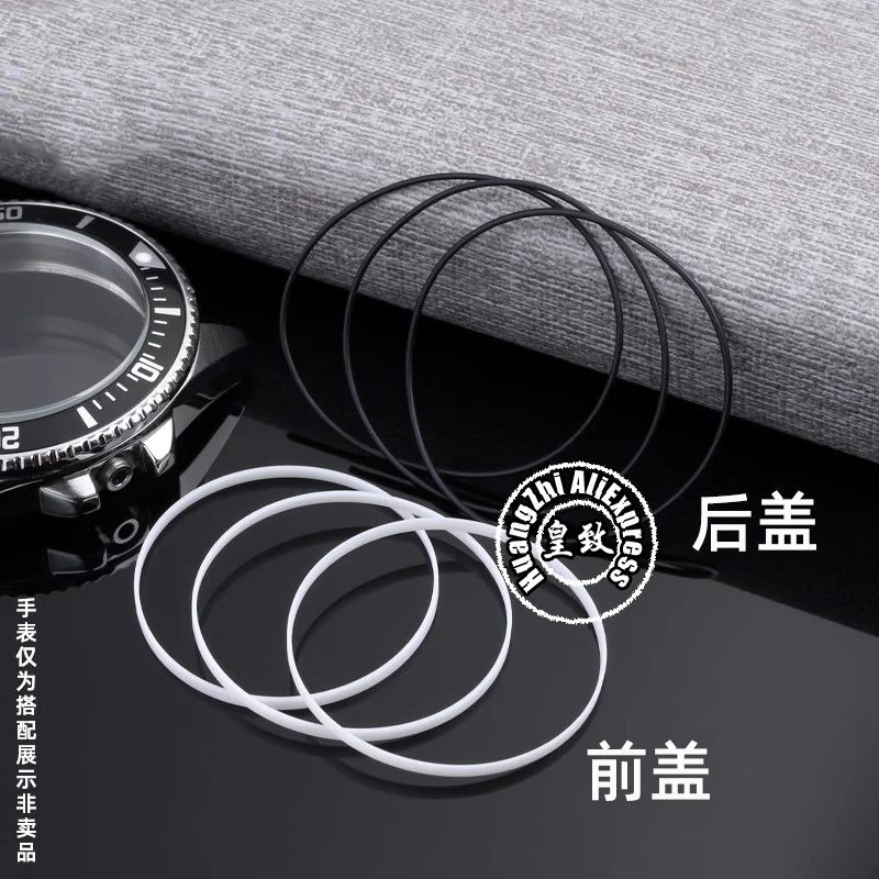 For Casio Swordfish Watch MDV-106 Front Cover Glass Waterproof Ring Men Bottom Cover Rear Cover Sealing Gasket L Ling I-Ring