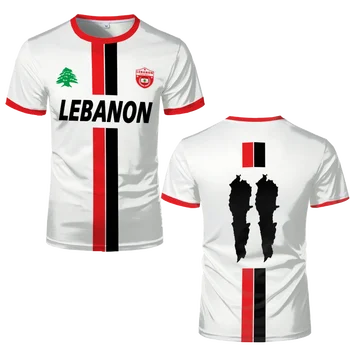 Lebanon Football Jersey T Shirts Adult & Kids Light Luxury Digital Printed Sports Soccer Uniforms Men's Lebanese Flag Clothing