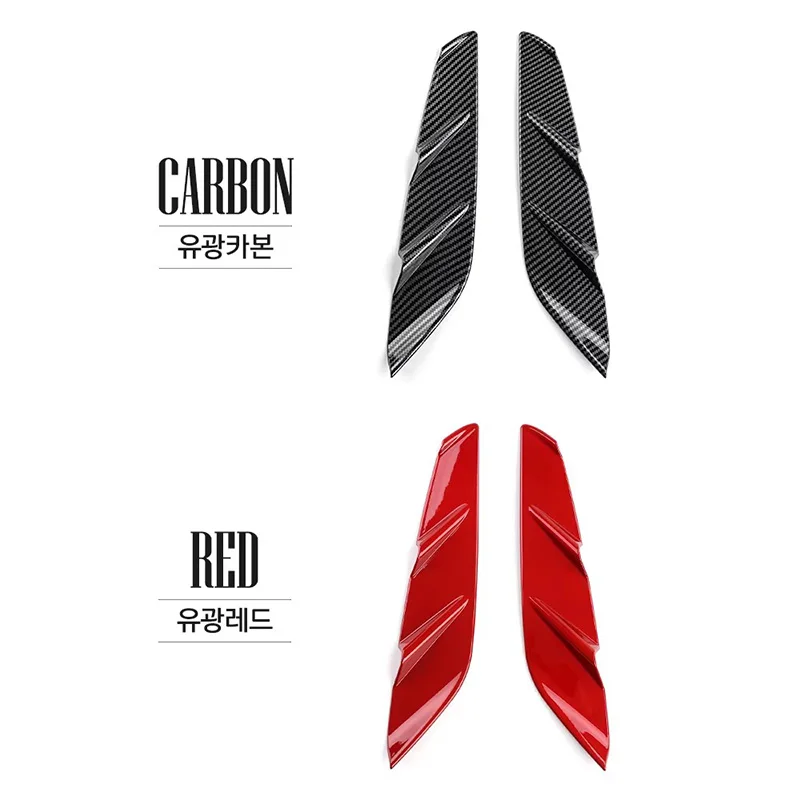 For Hyundai IONIQ 6 I 2022 2023 2024 2025 Car Rear Taillight fog light trim decorative Plated Bezels Fog Lamp Cover Frame