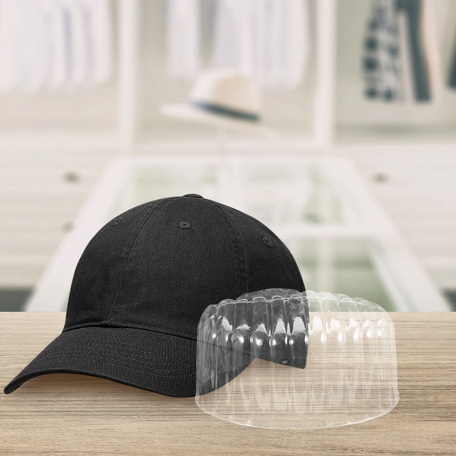 

10pcs Hat Shaper Stand Baseball Cap Display Holder Round Head Baseball Cap Stand Storage PVC Hat Rack Organizers