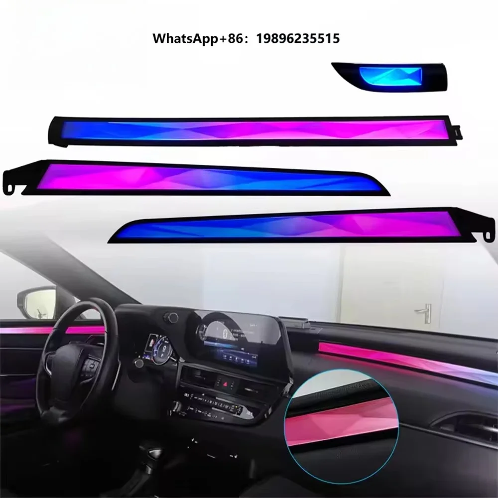 For  ES 2018-2025 Atmosphere Accessories 64-Color Crystal Dynamic Lighting Symphony LED Interior Environment Lights 12V