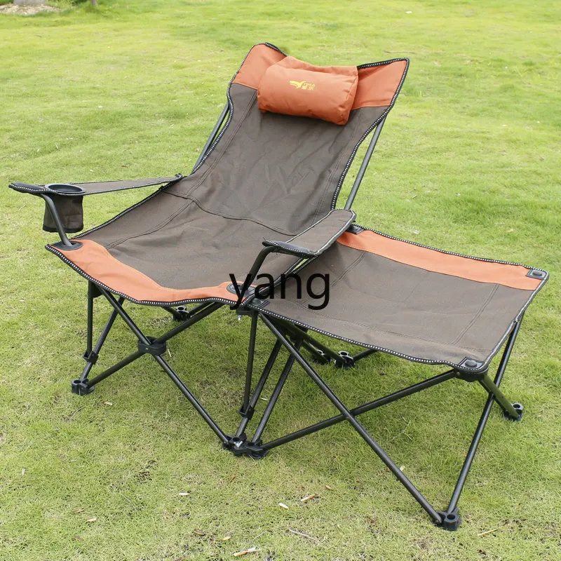 LXL Outdoor Equipment Folding Lying Chair Portable Armchair Beach Leisure