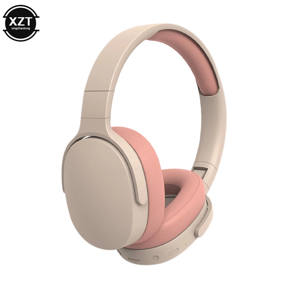 Foldable Wireless Bluetooth Headset Portable Wireless Stereo Headset with Button Noise Cancelling Bluetooth Headset