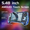 ANBERNIC RG556 レトロハンドヘルドゲームコンソール 5.48 インチ AMOLED スクリーンビデオプレーヤー内蔵ホール PS2 PSP ゲーム Android13 システム 512 グラム 2