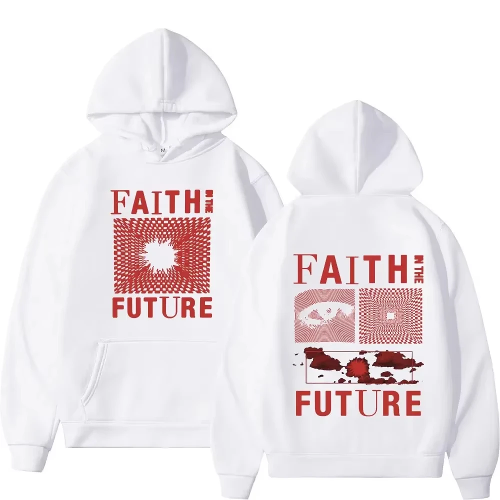 Faith in Future Journey - Popularne bluzy z kapturem dla mężczyzn i kobiet, modna odzież codzienna, hip-hop, Harajuku, oversize