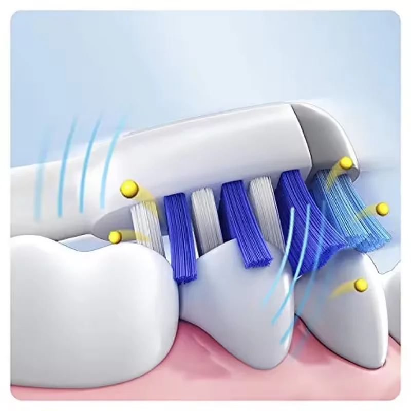Cabezales de cepillo de dientes ORAL B EB30A, Compatible con Braun D34/D36/3709/3757, boquilla de cerdas SB417A, 4 Uds.