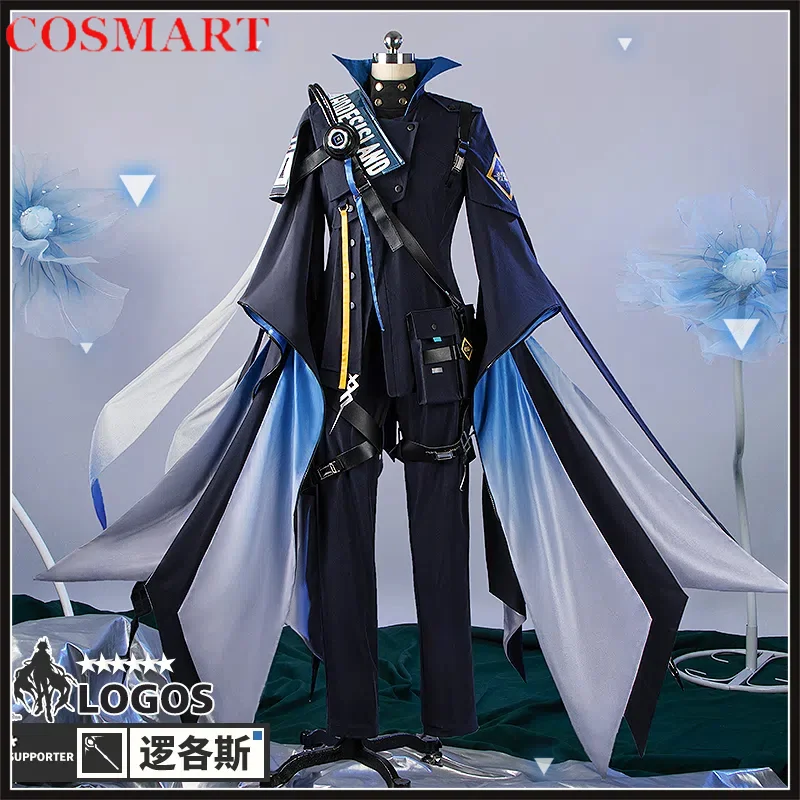 COSMART Arknights Logos Cosplay Costume Cos Game Anime Party Uniform Hallowen Play Role Clothes Clothing New Full Set