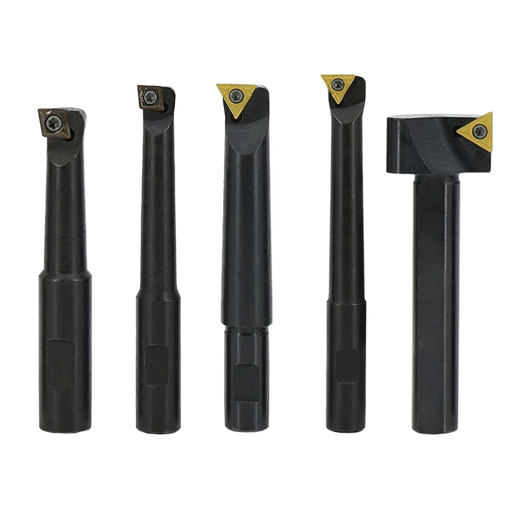 

5PCS/Set Milling Machine Fine-Tuning Boring Device CNC Machine Clip Tool Holder Shank 12MM Boring Tool Holder Blade Boring Bar