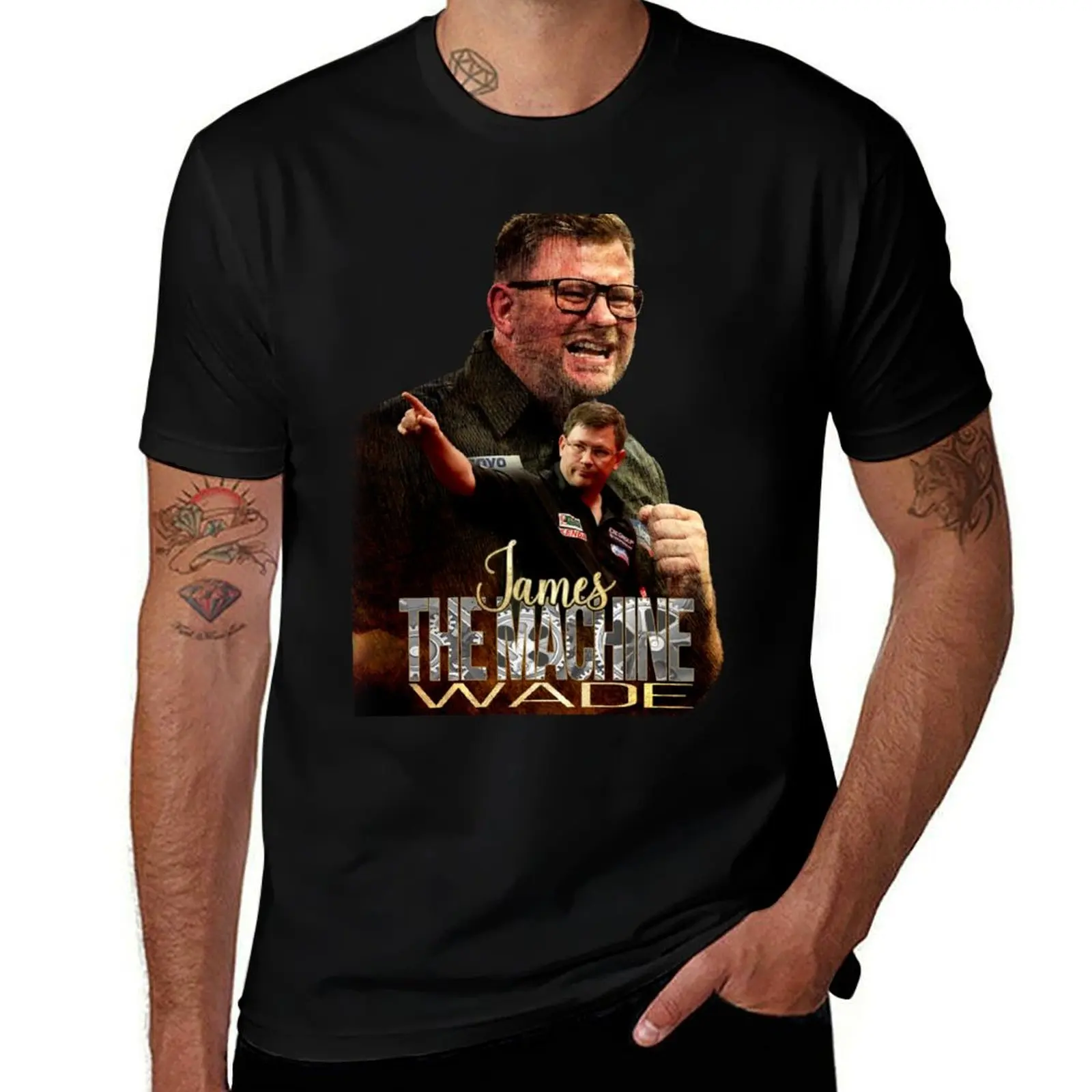 

James The Machine Wade T-Shirt Sport Basic Moisture Wicking Tee