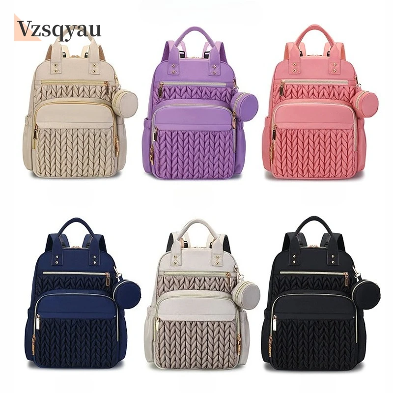 Mummy New Bag Diaper Bag Baby Care Large Capacity Mom Backpack Mummy Maternity Wet Bags Waterproof Baby Pregnant Nappy Backpack