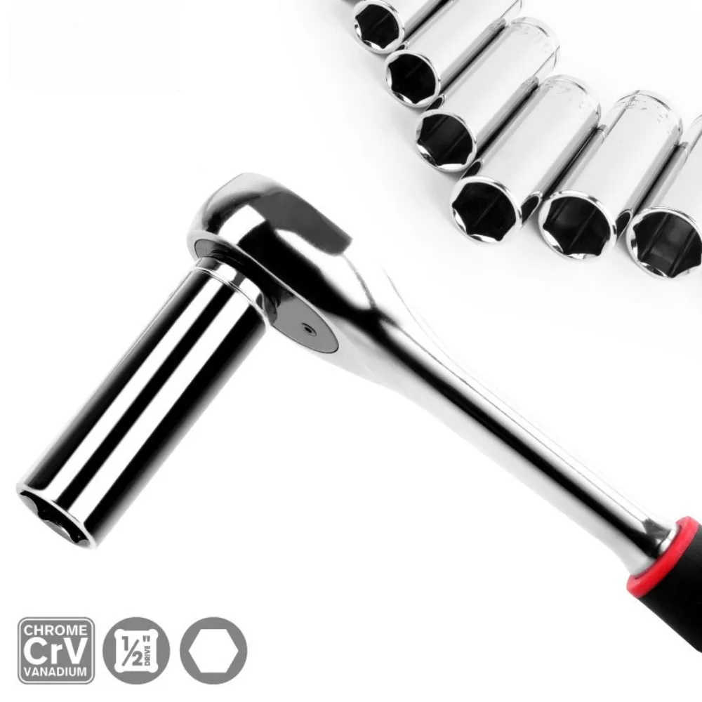 Imperial 1/2 Drive Deep Hex Socket Electric Wrench Socket Car Repair Tools 1/2 9/16 5/8 11/16 3/4 13/16 7/8 15/16