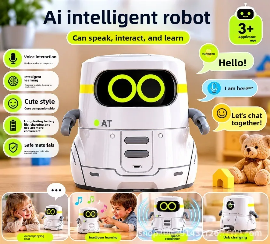 Obrázek 6: Chytrý rodič-dítě na robot s hlas sensing opakovat a voice-controlled časně osvěta companionship hračka pro děti