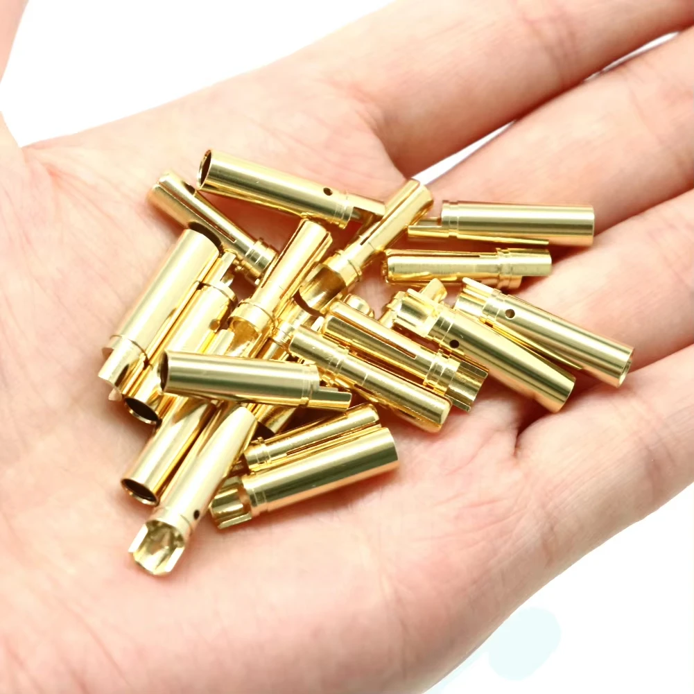 

5/10/20/50 pairs Amass 3.5mm Banana Plug Male Female Connector Gold Plated for Rc Battery Rc Motor ESC Rc Accessories