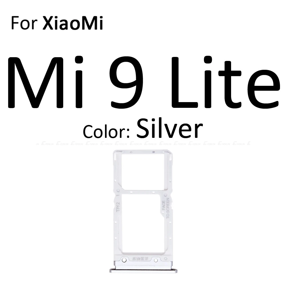 Sim Card Socket Slot Tray Reader Holder Connector Micro SD Adapter Container For XiaoMi Mi 9T 9 Lite SE Replacement Parts