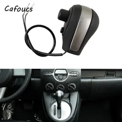 Cafoucs LHD Car Interior Automatic Gear Shift Knob For Mazda 2 Demio 2007-2014