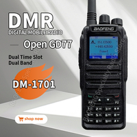 Baofeng DMR DM 1701 Digital Walkie Talkie Dual Mode Analog Long Range Two Way Radio Open GD77 Dual Time Slot Tier 1+2 Ham Radios