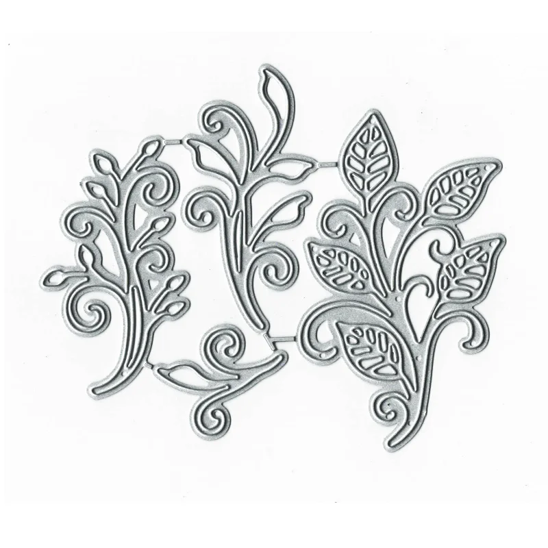 Leaf 4 Cutting Dies Scrapbooking Embossing Papercutting Greeting Cards Knife Mold Punch Stencil  Decorative Crafts