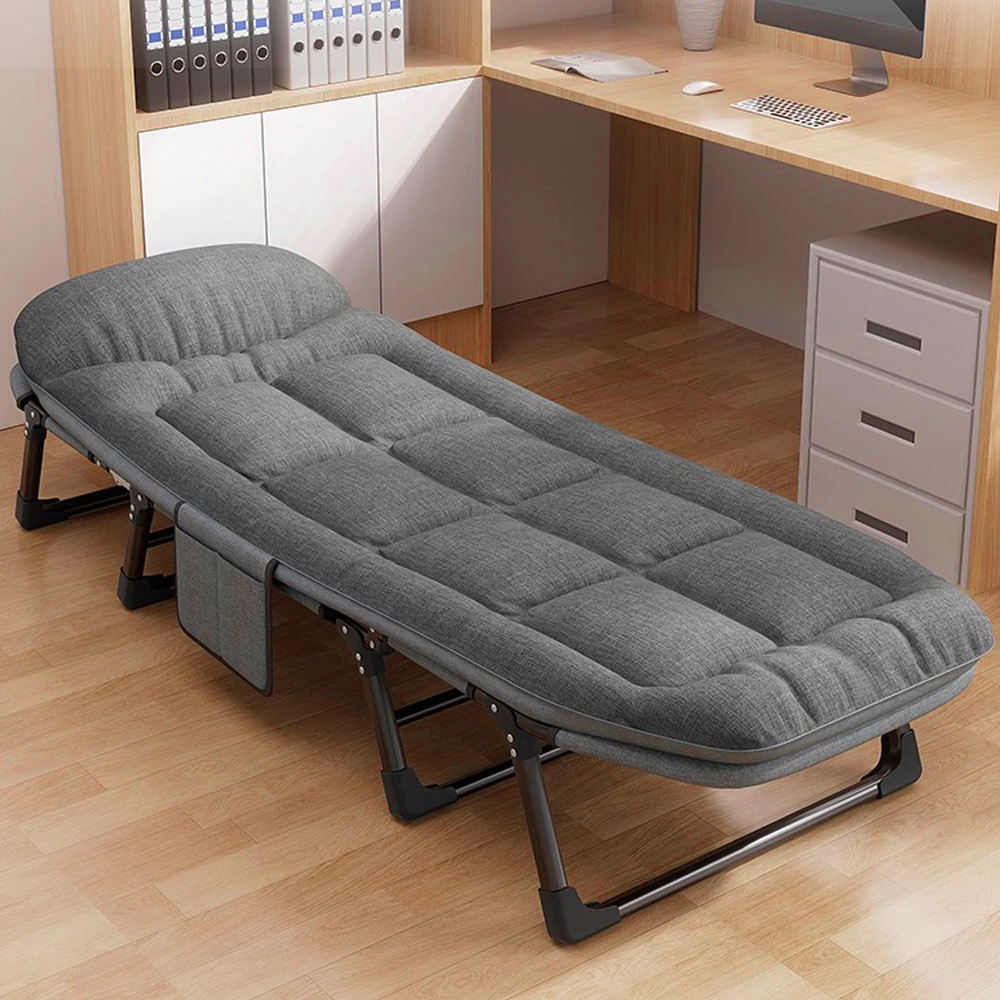 

Wholesale Factory Price Online Hot Selling Portable Single Office Hotel Folded Camping Bed Cot 170*55*25cm