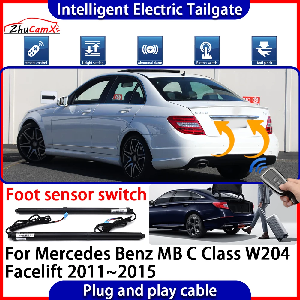 Automatic Lifting kit Trunk Intelligent Electric Tail Gate Lift Tailgate for Mercedes Benz MB C Class W204 Facelift 2011~2015