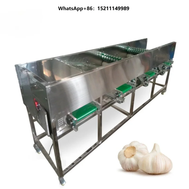 Automatic Orange Grading Machine Stainless Steel Garlic Sorting Machine Fruit Size Sorter with