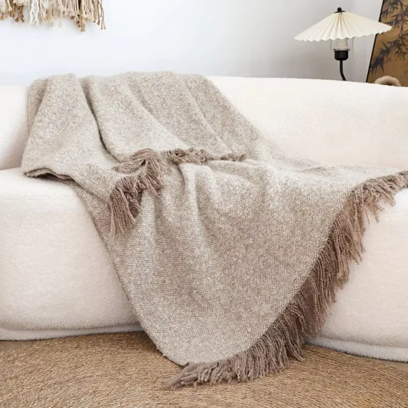

New Light Luxury Throw Blanket Warm Autumn And Winter Shawls Blankets Home Decoration Aesthetics Bedspread Homestay Sofa Cover