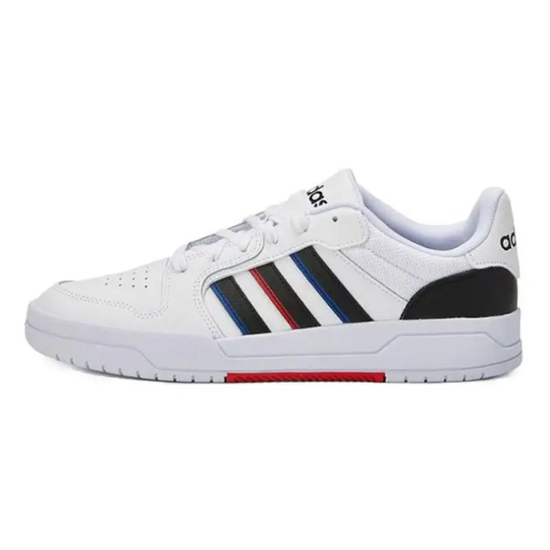 adidas neo Entrap Skateboarding Shoes Men Low-top White/Black/Red Sneakers shoes FY6075