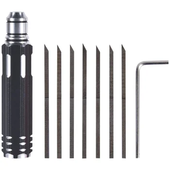 Modello in scala di plastica fai-da-te coltello da intaglio scalpello affilato resistente all'usura modanatura Scribe ergonomico sottile Set di utensili da taglio per Hobby