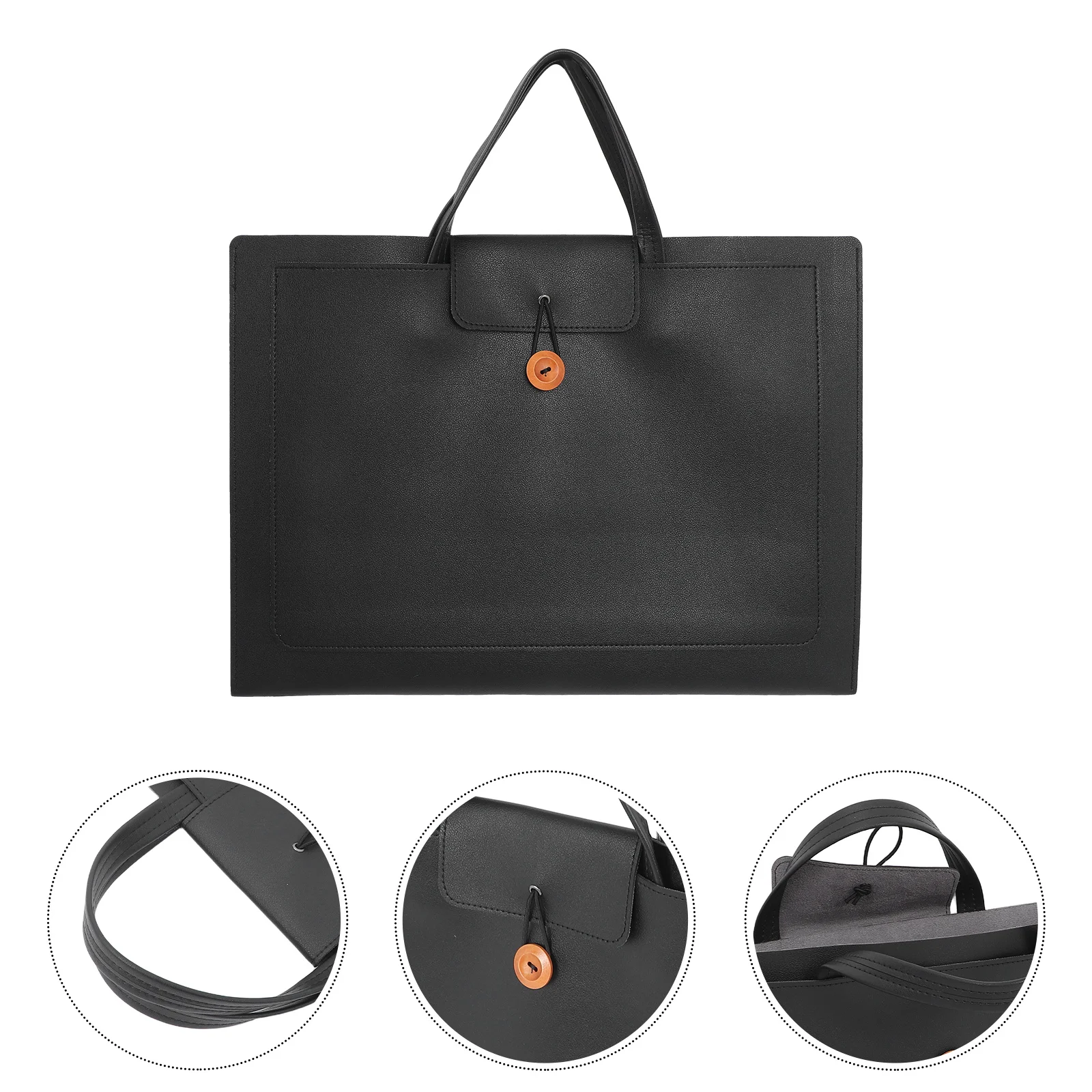 

Business Laptop Bag 15 Inch Briefcase Ergonomic Handle Women Men Work Tote Travel Commuting Waterproof Organizer