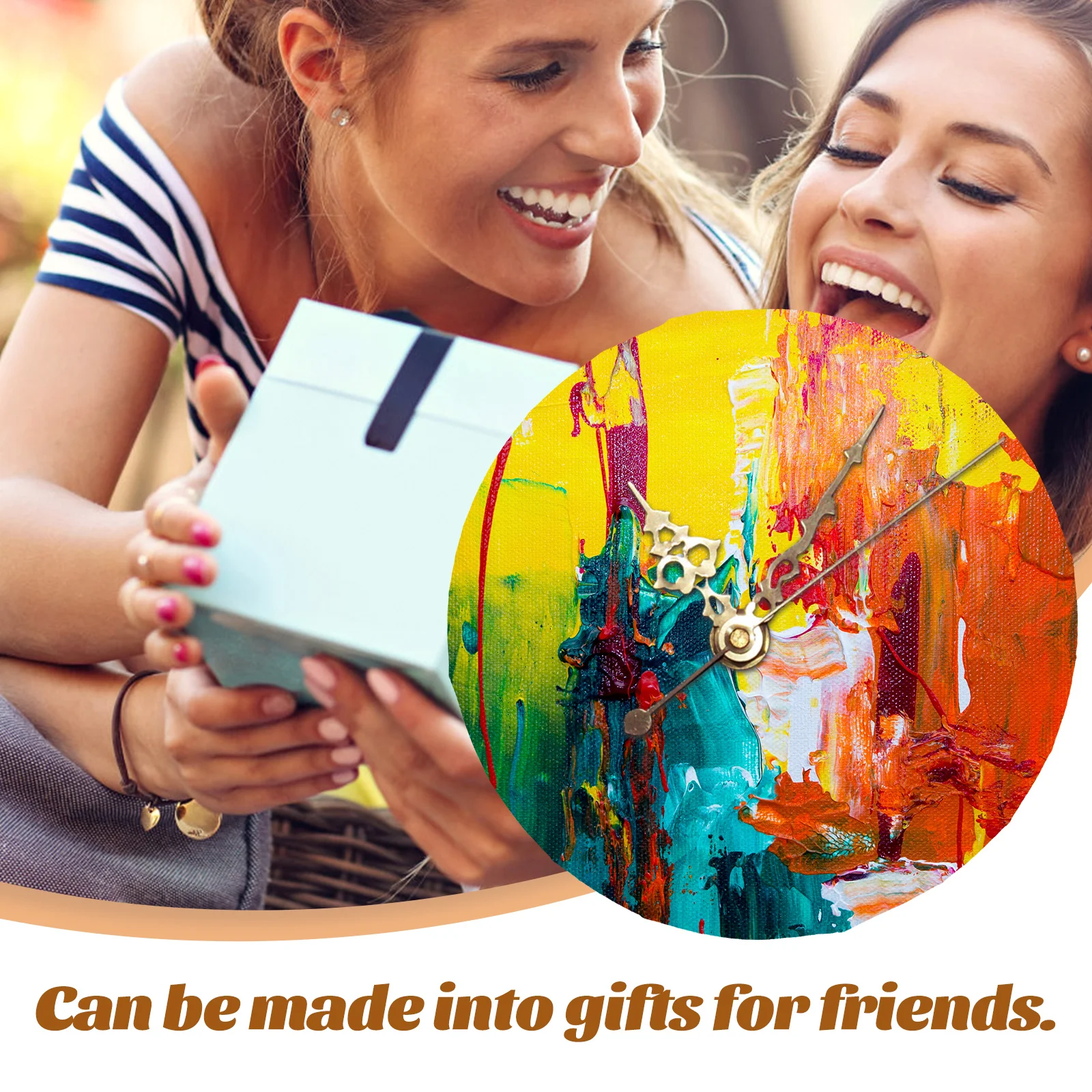 

Round Shape Painting Board Multipurpose Artist Canvas for Oil Acrylic Drawing Supplies Canvas Panel Round Shape Painting Board