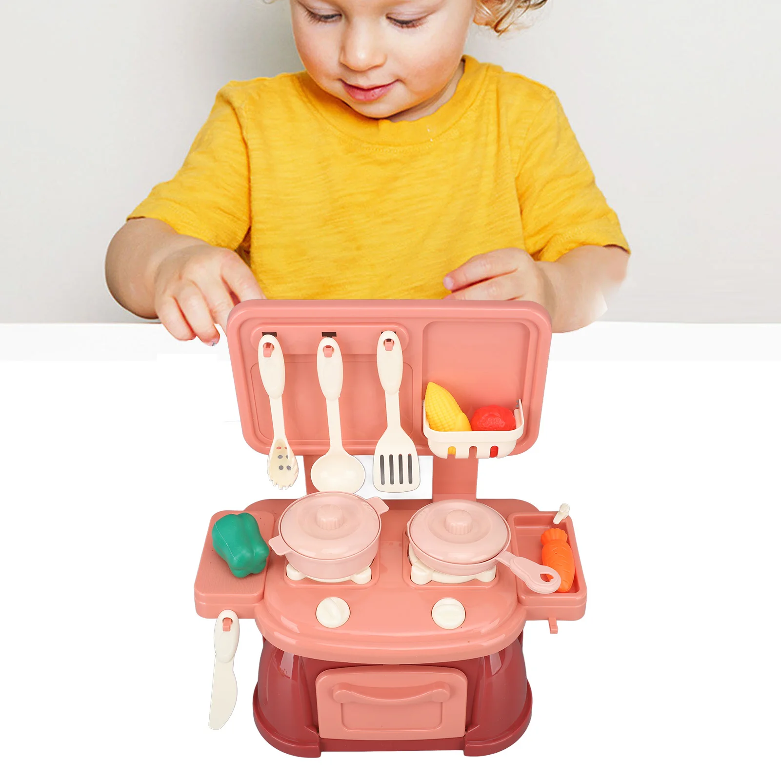 ZK30 Set da cucina per bambini Set di utensili da cucina Set da cucina realistico Set da gioco per ragazze articoli per la casa per bambini giocattolo da cucina