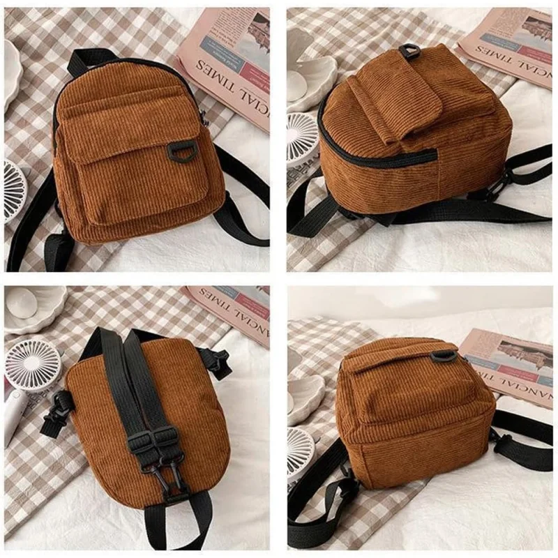 محفظة للنساء حقيبة ظهر صغيرة صغيرة من سروال قصير حقيبة ظهر كاجوال