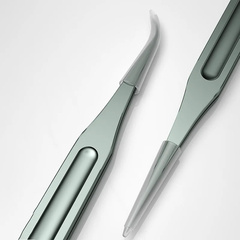 B&R TF-11 TF-15 Non-Slip Curved Straight Tips Microblade Series Titanium Alloy Macro Tweezers Non-Magnetic For Micro-Maintenance