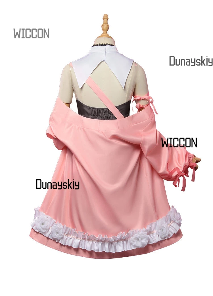 Airi コスプレアニメ VTuber ホロライブ衣装 Aza 姉妹 Airi コートドレスバッグ衣装スーツハロウィンパーティー演劇小道具女性 Gilr