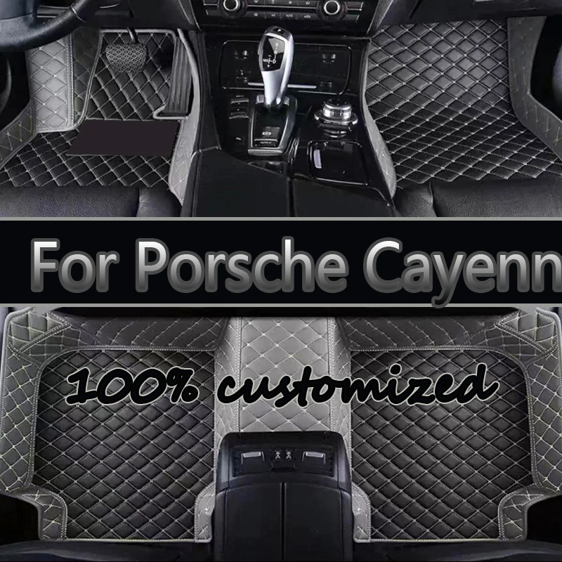 

Car floor mats for Porsche for Cayenne 2011 2012 2013 2014 2015 2016 2017 Custom auto foot Pads automobile interior accessories