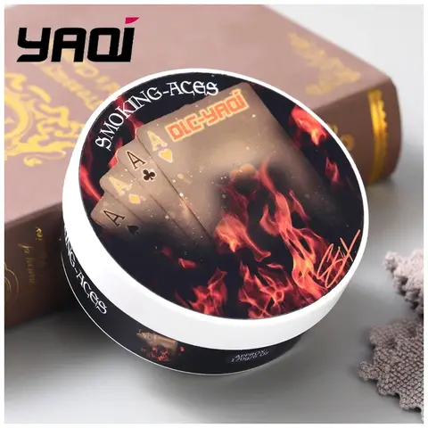 YAQI 170g Shaving Soap Smoking Aces Atisan Mens Grooming Tools Wet Shave Tools Men Shaving Products Best Gift for Men for Men