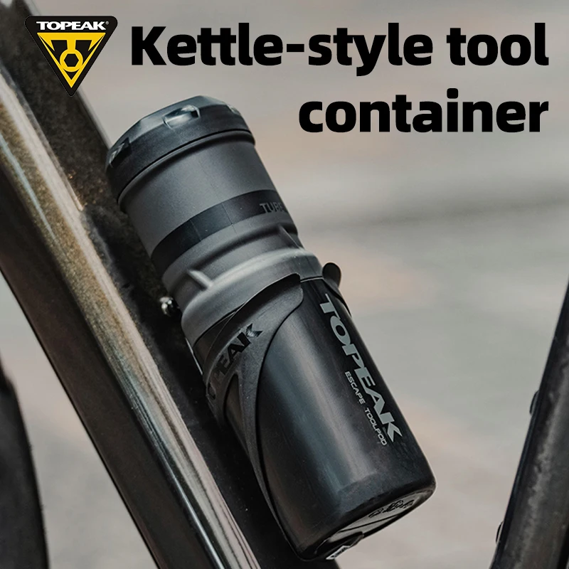 Topeak Tool Can ESCAPE TOOLPOD 750cc Bicycle Accessory Tool All-in-one Gear Storage Jar with a 16-Function Multi-tool Set
