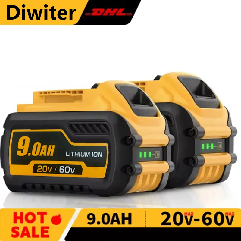 

2025New 100% Original 12000mAh 20V for Dewalt Power Tool Battery DCB206 20V 18.0Ah Battery DCB206 20V Battery DCB205 DCB200