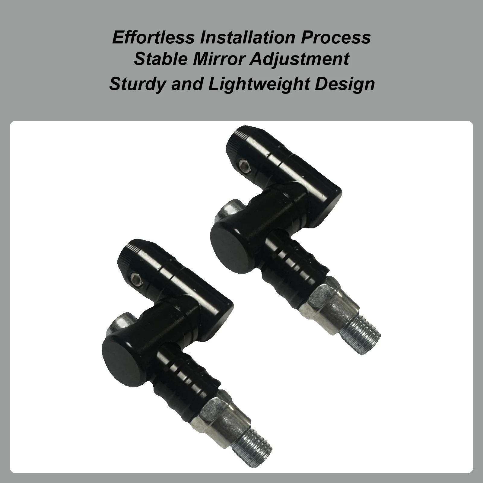 

Удлинители зеркал для мотоцикла, подставки для крепления зеркала заднего вида для мотоцикла, 2 шт., удлиняющие алюминиевые регулируемые детали на 360 градусов для