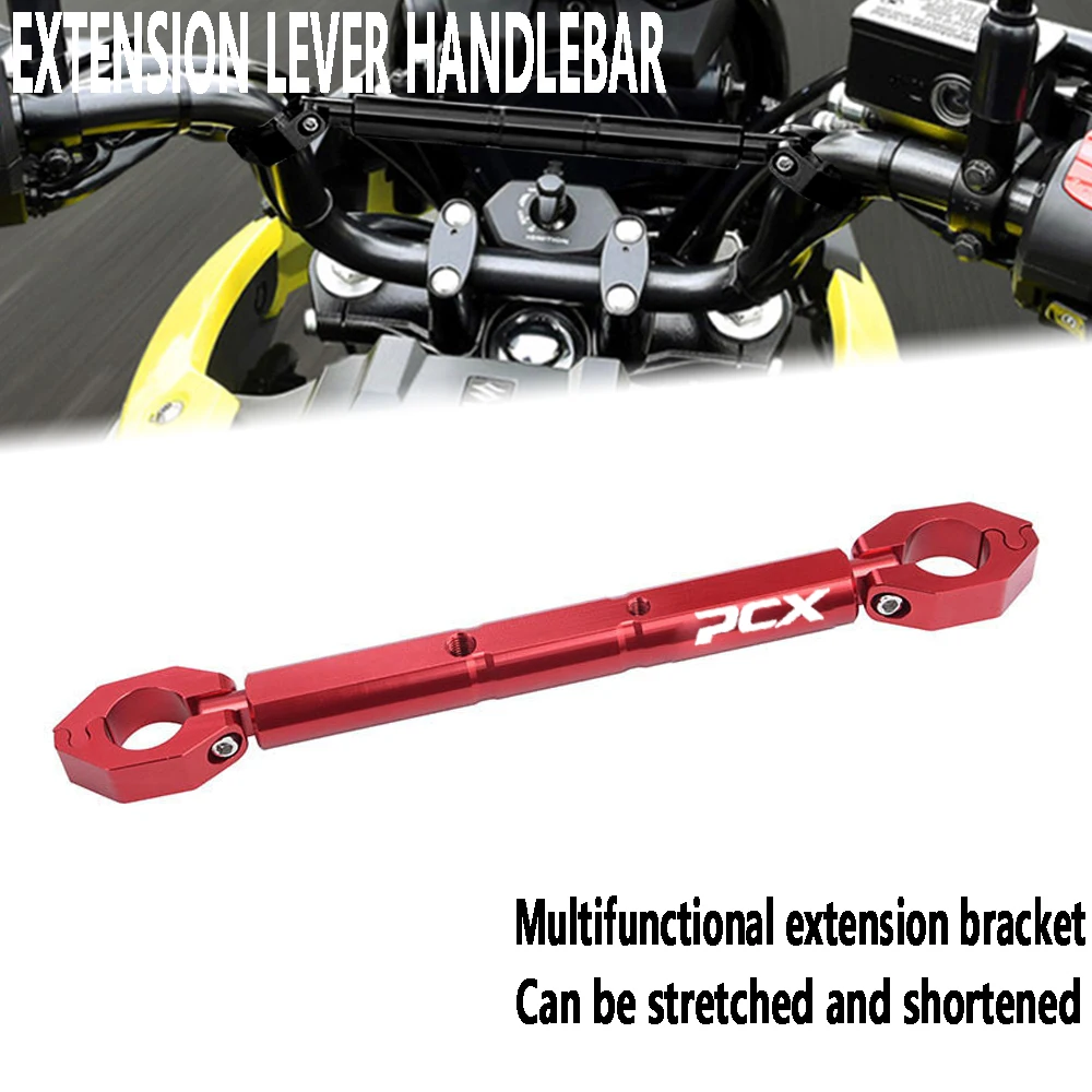 

For Honda PCX 160 Motorcycle Modified Extension Rod Handlebar Mobile Phone Navigation Fixed Bracket Faucet Balance Bar