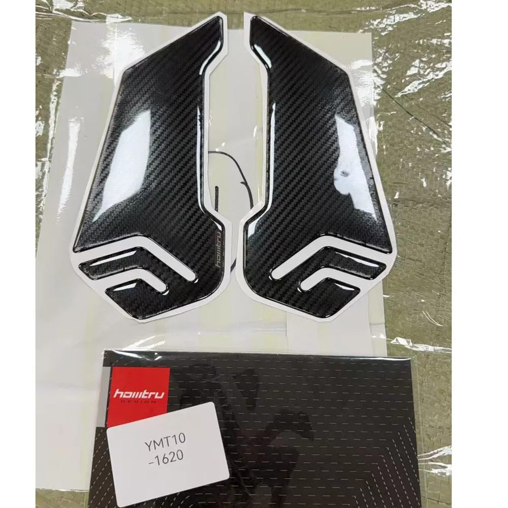 

Motorcycle Carbon Side Tank Pad Protection Grip for Yamaha MT-10 MT10 2016-2020