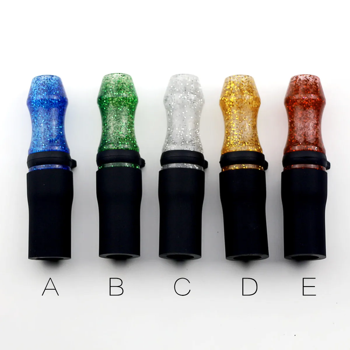 Marble Grain Resin Hookah Mouth Tip With Lanyard Soft Silicone Reusable Shisha Drip Tip Portable Hookah Smoking Pipe Accessories