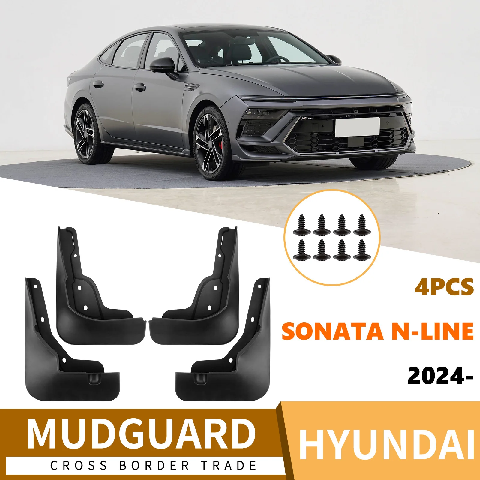 For Hyundai Sonata N-Line 2024-2025 car fender tile supplies fender flares car accessories mud flaps