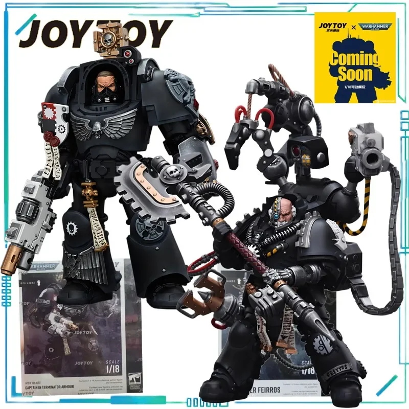 

JOYTOY Оригинальная серия JOYTOY X Warhammer 40K The Hand of Astat Steel Terminator Company Commander и модель Philos Iron Father