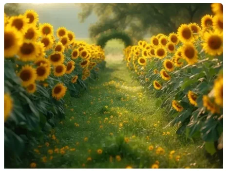 لامعة ضوء البوكيه خلفيات فوتوغرافية ، خلفيات طبيعية الدعائم ، أشعة الشمس ، الصيف ، الريف ، الأصفر ، عباد الشمس ، ورقة ، المناظر الطبيعية