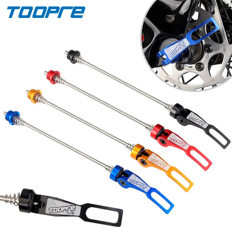 Mountain Bike Aluminum Alloy Quick Release Rod Stainless Steel Axle Road Wheel Set Hub Fixing Pull Nut Quick Release Axle