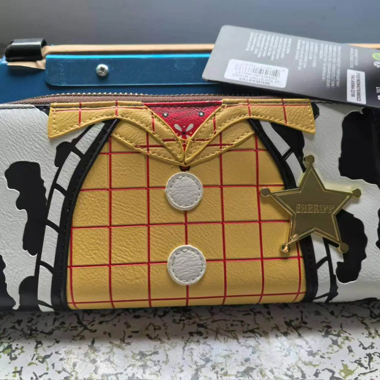 in  Stock Loungefly   Sheriff Style Long Wallet - Cartoon Character  Wallet Card Holder For Adult Daily Use Travel Shopping view 2